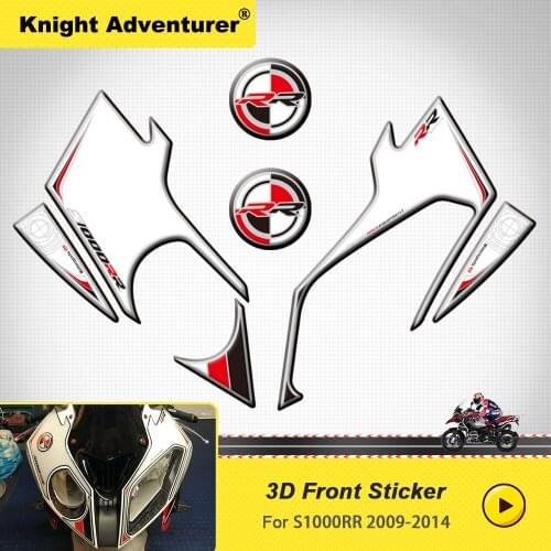 S1000RR Motorcycle 3D gel front fairing stickers motorcycle head and tail decal sticker kit For BMW S1000RR 2009-2014 S1000 RR