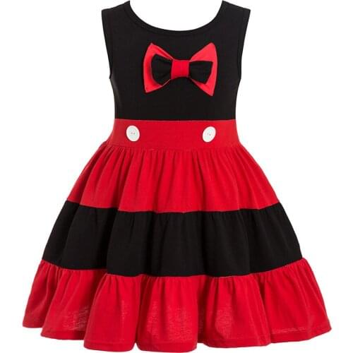 Princess dresses for girls mickey dress for girls black mickey polka dots dresses Polka Dots Tulle Spliced Ballet Dress