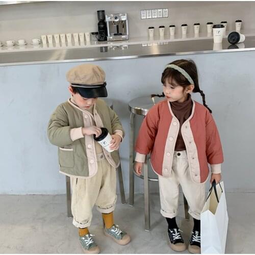 Winter Kids Outerwear Boys Girls Down Jacket New Years Costumes For Boys Warm Baby Vest Child Fur Coat Clothing Clothes