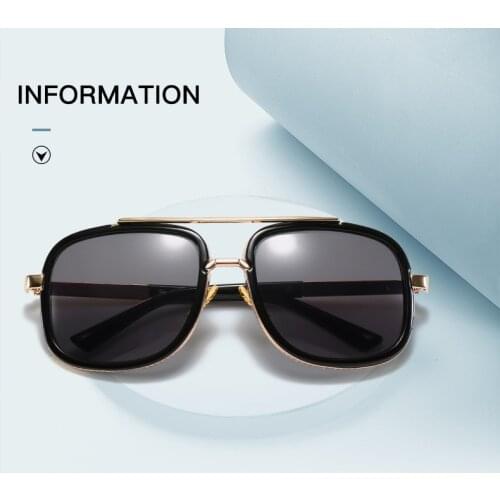 2021 new trend thick frame sunglasses for men outdoor travel beach sunglasses street shooting men and women glasses UV400
