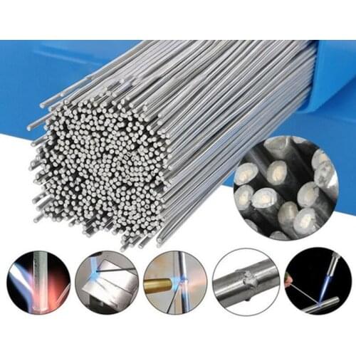 50PCs No Need Solder Powder Aluminum Welding Rod 1.6/2MM Brazing Low Temperature Aluminum Solder Soldering Rod