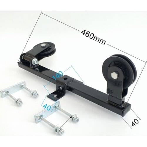 Fitness DIY Pulley Cable Machine Attachment Arm Biceps Triceps Back Chest Blaster System Gym Pull Down Equipment For Square Tube