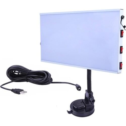 Removal LED Lamp Reflector Scratch Light Line Board For Dent Detection Hail Damage 5V Vehicle Body Repairing Styling