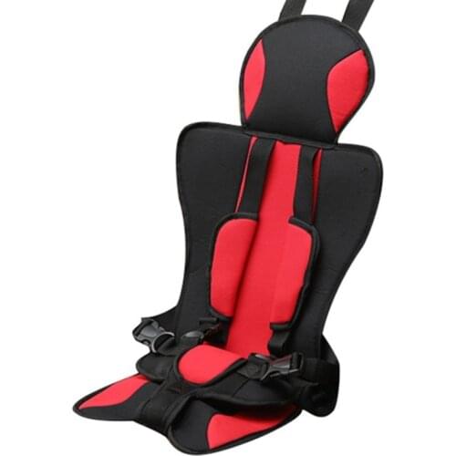 Universal Baby Chair with Belt Cotton Mat Seat Backrest Cushion for Kid Sitting Foldable Portable Pad Children Travel Seat Cover