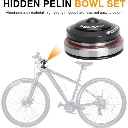 Bicycle Headset 1.5 1-1/8 inch Sealed Bearing MTB Mountain Bike Headset with Top Cap 39.8mm Straight 28.6mm Tapered Tube Fork