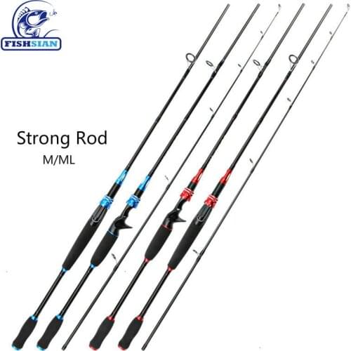 High Carbon Fishing Rods Lure Spinning Casting Rods Carbon Power M Canne A Peche Carbonne Peche En Mer Fly Ultra Lure Light Rod