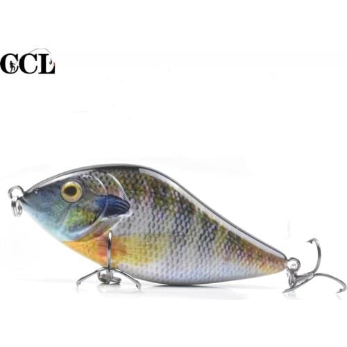 10cm 45g Hard Jerkbait Lure Slow Sinking NO. 2 Treble Hooks Fit Ocean Lake River For Pike Muskie Troute Wobbler Fishing Lures