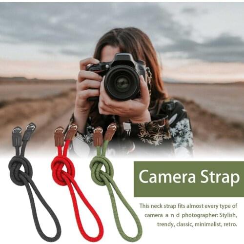 1m Portable Shoulder Camera Strap For DSLR Digital SLR Camera CanonNikonSony Camera Accessories Nylon CowhideNeck Strap Belt