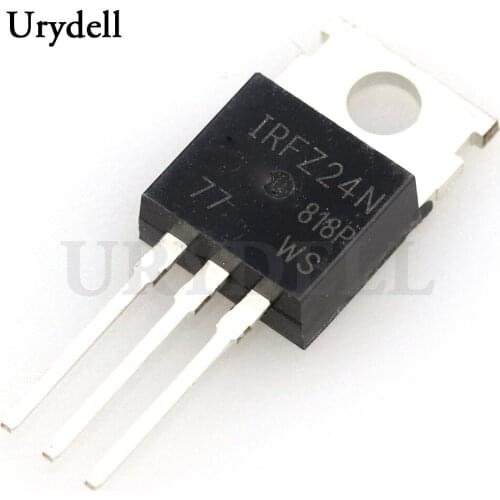10pcs IRFZ24NPBF IRFZ24N 55V 17A N-Channel MOSFET Transistor TO-220 New and Original