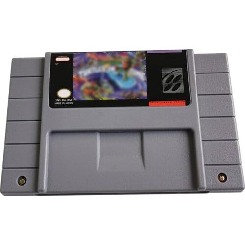 16 Bit game with box for snes game cartridge English language