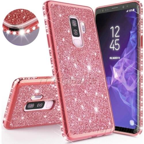 3D Diamond Glitter Case For Samsung Galaxy A50 A30 A20 A10 A70 A80 A40 A20E 2019 A 50 SM-A505 Bling Rhinestone Soft TPU Cover
