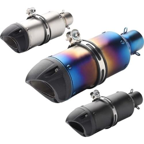 51MM Unversal Yoshimura Motorcycle Exhaust Modify Pipe With Muffler For NMAX155 R15 R25 R3 MT-03 FZ6N FZ400 FZ6 ATV Bike Exhaust