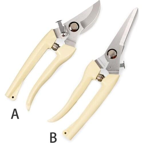 A0KF Pruner Tree Cutter Gardening Pruning Shear Scissor Stainless Steel Cutting Home Tools Anti-slip