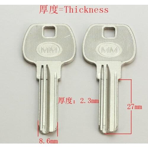 B382 House Home Door Empty Key blanks Locksmith Supplies Blank Keys 10 pieces/lot