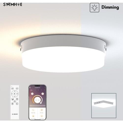 25W Big Led Ceiling Lights Modern 3 Light Color Changeable Hanging Bedroom Ceiling Lamp Led Panel Light With Memory Function