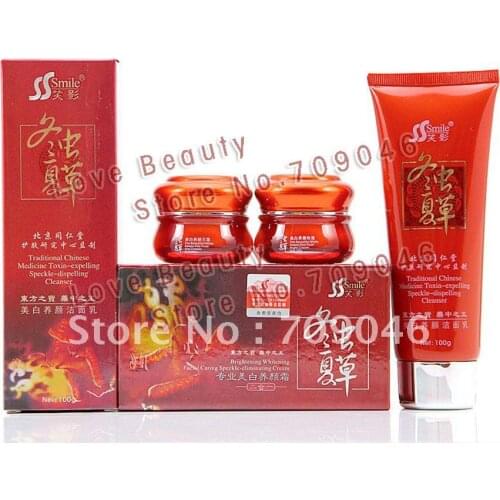 Cordyceps sinensis Brightening whitening facial caring speckle-eliminating cream