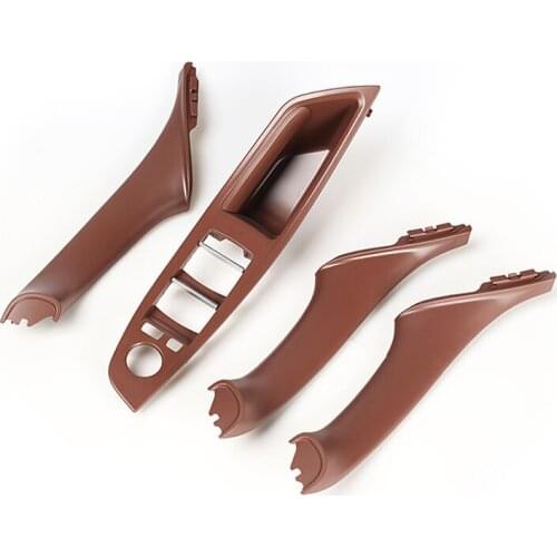 For BMW 5 Series F10 F11 F18 Left Hand Drive LHD Car Interior Door Handle Inner Door Panel Pull Trim Cover Car Accessories