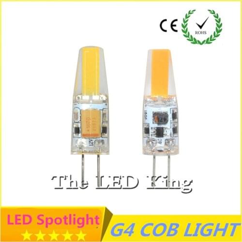 G4 LED Lamp 6W COB LED Bulb AC DC 12V 220V Mini Lampada LED G4 COB Light 360 Beam Angle Lights Replace Halogen G4 Chandelier
