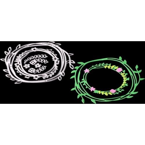 Garland Metal Cutting Dies scrapbooking Stencils for Craft Paper DIY new flower die cut Template
