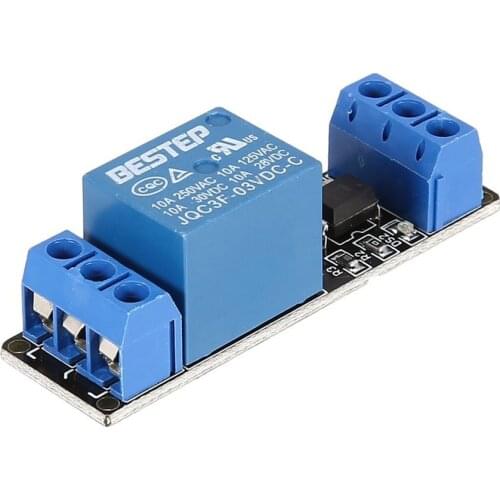 3V 1 Channel Relay Module Interface Board Low Level Trigger Optocoupler for Arduino SCM PLC Smart Home Remote Control Switch