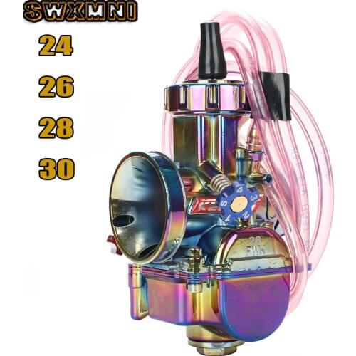 Motorcycle 21 24 26 28 30 32 34mm Carburetor PWK Carburador For scooter Moped Kazuma Honda Yamaha Kawasaki Suzuki Redcat ATV Qua