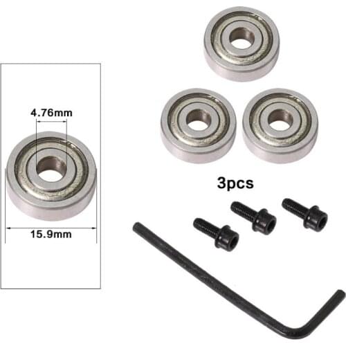 P82C Durable Steel Bearings Accessories Kit Fits for Milling Cutter Heads and Shank Carpentry Tool