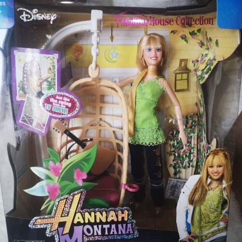 Disney princess dolls HANNAH Miley Girl Fashion Doll Play House Baby Doll Diy Fashion Doll Toy Kids Birthday Gift