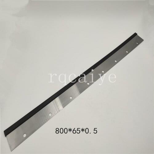 4pcs DHL/Fedex/EMS Free shipping 800*65*0.5mm 8 holes Wash Up Blade for Roland 200/202 Offset Printing Machine