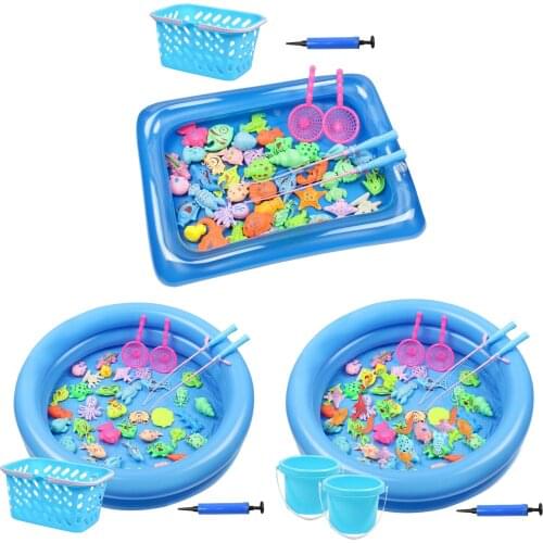 Magnetic Fishing Toys Fun Safe Inflatable Toddler Water Toy