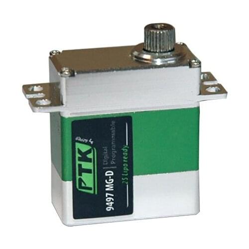 PTK 8525 MG-D 9g All Metal Digital Programmable Servo 2S Lipo Ready for RC Helicopter Airplane Fixed-Wing Vehicle Cars DIY Parts