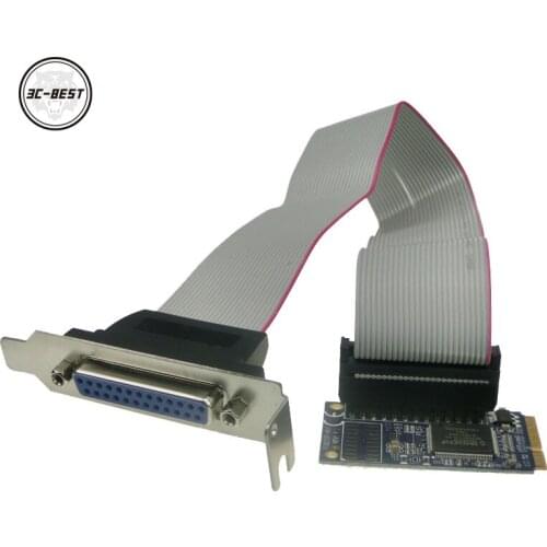 Mini PCI express to Parallel port Controller Card printer port for Mini ITX