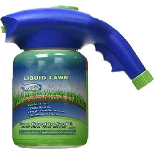 Plastic Hydro Mousse Spray Gun Liquid Lawn Seed Sprinkler And Watering New Antiperspirant Pot Easy Can Spray Dropshipping Q E9D9