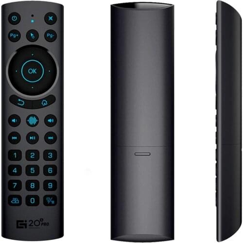 G20BTS Plus G20S PRO 2.4G Wireless Voice Backlit Air Mouse Gyroscope IR Learning Remote Control for X96 X4 AM7 Android TV BOX