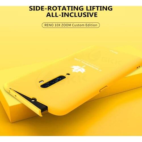 GKK Liquid Silicone Case for OPPO Reno 10X Zoom Case baby Skin Feeling Anti-knock Protection Cover for OPPO Reno 10X Zoom Coque