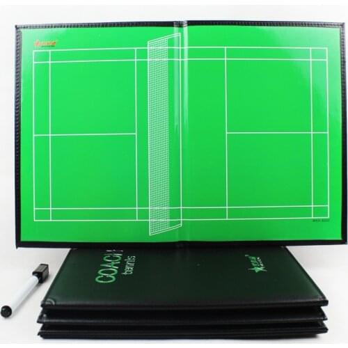 Foldable Badminton Magnetic Trainning Assisitant Equipments Football Soccer Ball Tactical Board Badminton Game Tactics Board