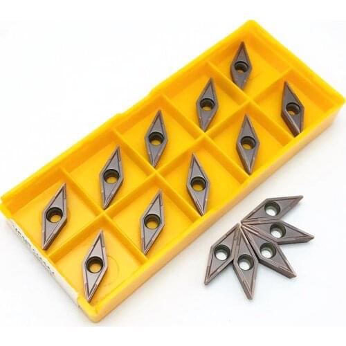 Carbide VCMT110304 VP15TF UE6020 high quality external turning tool VCMT 110304 metal machine tool CNC turning insert lathe tool