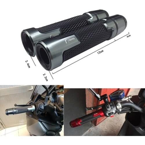 Universal Motorcycle CNC 22mm 7/8" Refit Hand glue Throttle handlebar grips For Yamaha Honda Kawasaki Suzuki