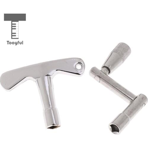 Tooyful Universal Zinc Alloy Bass Drum Skin Tuning Key Tuner Drum Hardware Tool Drum Repair Maintenance Tool