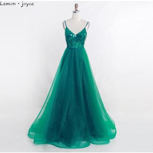 Evening Dresses Long 2020 Sexy V-Neck High Slit A-line Prom Dress Sleeveless Beads Glitter Wine Red Evening Gown vestidos