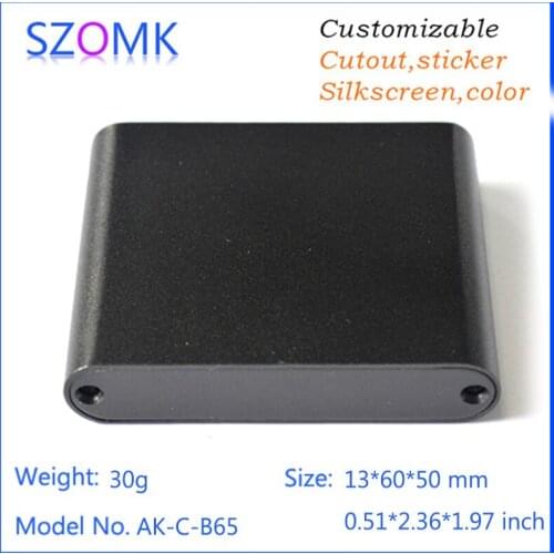 1 piece, 13*60*50mm aluminum small electrical tool box szomk outdoor box aluminum extrusion enclosure equipment control housing