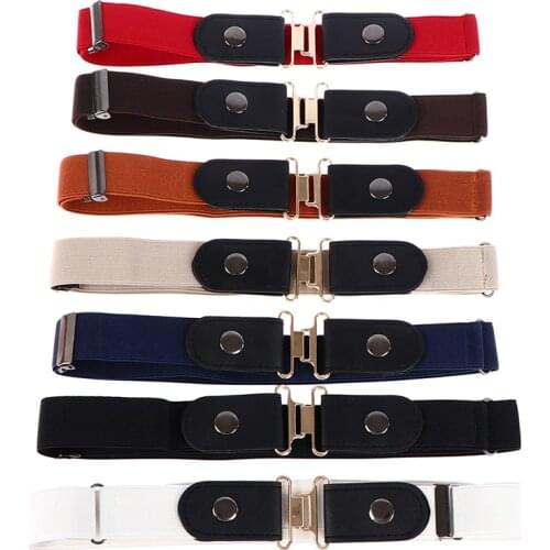 1PC Buckle-Free Waist Belt For Jeans Pants,No Buckle Stretch Elastic Waist Belt For Women/Men,No Hassle Belt