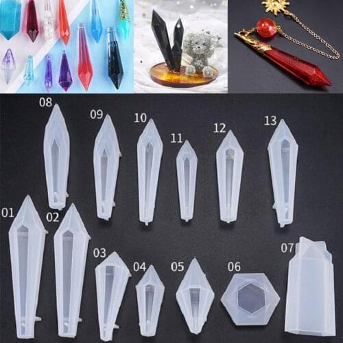 1pc Crystal Dried Flower Silicone UV Resin Epoxy Mold DIY Jewelry Jewelry Molds Crystal Diamond Molds