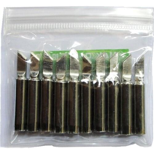 10 Pieces Solder Soldering Iron Tip for 900M 933 907 936 937 942 938 Series