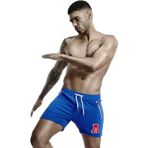 2XL Men Casual Shorts Zipper Pocket Jogging Running Sweatpants Gym Workout Bodybuilding Sportswear Drawstring Pants Plus Size