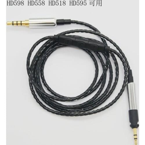 3.5mm to 2.5mm male Headphone upgrade cable HD598 HD558 HD518 HD595 HD579 HD599 1pcs