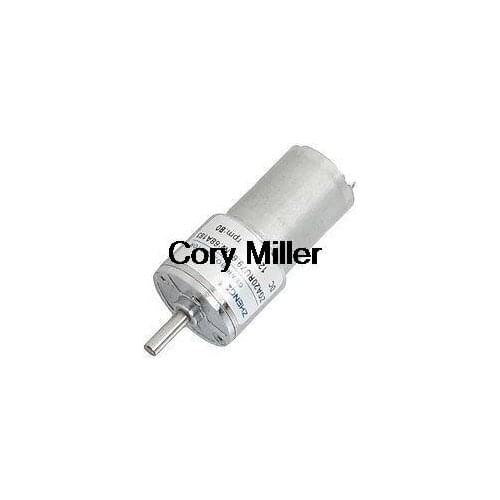 60RPM 12VDC 3mm Shaft Diameter Two Terminals Geared Motor ZGA20RU