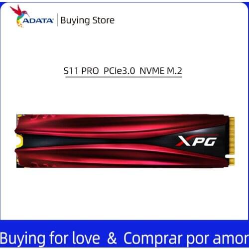 XPG GAMMIX S11 Pro 2TB 1TB 512GB 256GB PCIe Gen3x4 M.2 2280 SSD, 3500MB/s Read, 3000MB/s Write