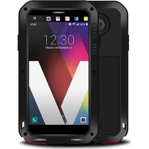 Aluminum Metal Armor Heavy Duty Protective Case For LG V40 V30 Cases Shockproof Full Body With Glass Cover for LG V60