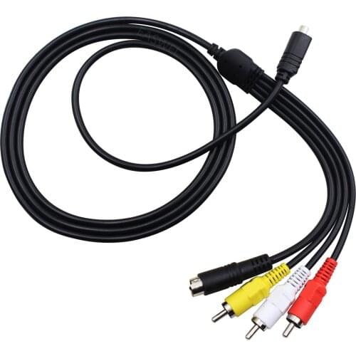 AV A/V TV Video Cable Cord Lead For Sony Camcorder Handycam DCR-SX44/v/e/l DCR-SX45 DCR-SX45/e/l/r DCR-SX45/v/e/l