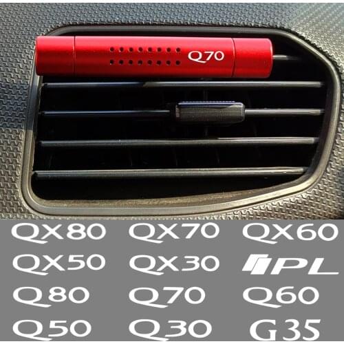 Car Aromatherapy For Infiniti ipl G35 Q30 Q45 Q50 Q60 Q70 QX30 QX50 QX55 QX56 Car Air Freshener Outlet Aromatherapy Clip Sticks